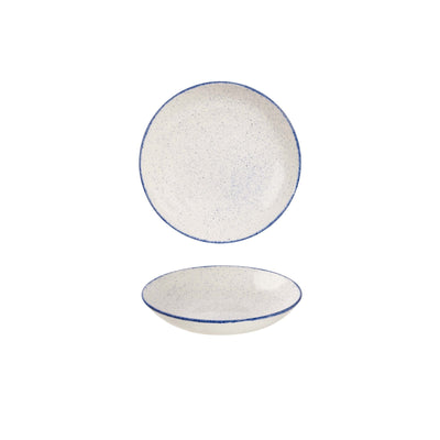 Churchill Stonecast Hints Indigo Blue Piatto Fondo 24,8 cm 12 Pezzi