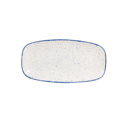 Churchill Stonecast Hints Indigo Blue Vassoio Rettangolare 35,5x18,9 cm 6 Pezzi