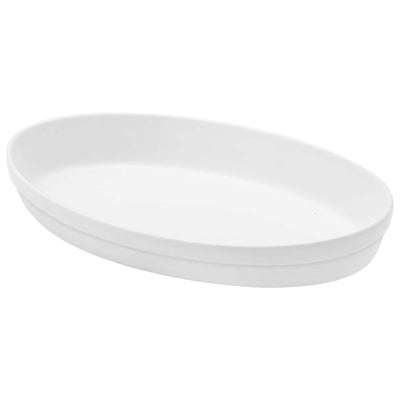 Saturnia Pirofila Ovale da Forno Porcellana 46x28,5 cm H 6