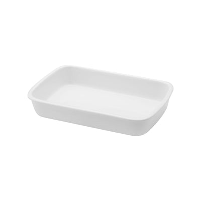 Saturnia Pirofila Rettangolare da Forno Porcellana 36x25 cm H 6