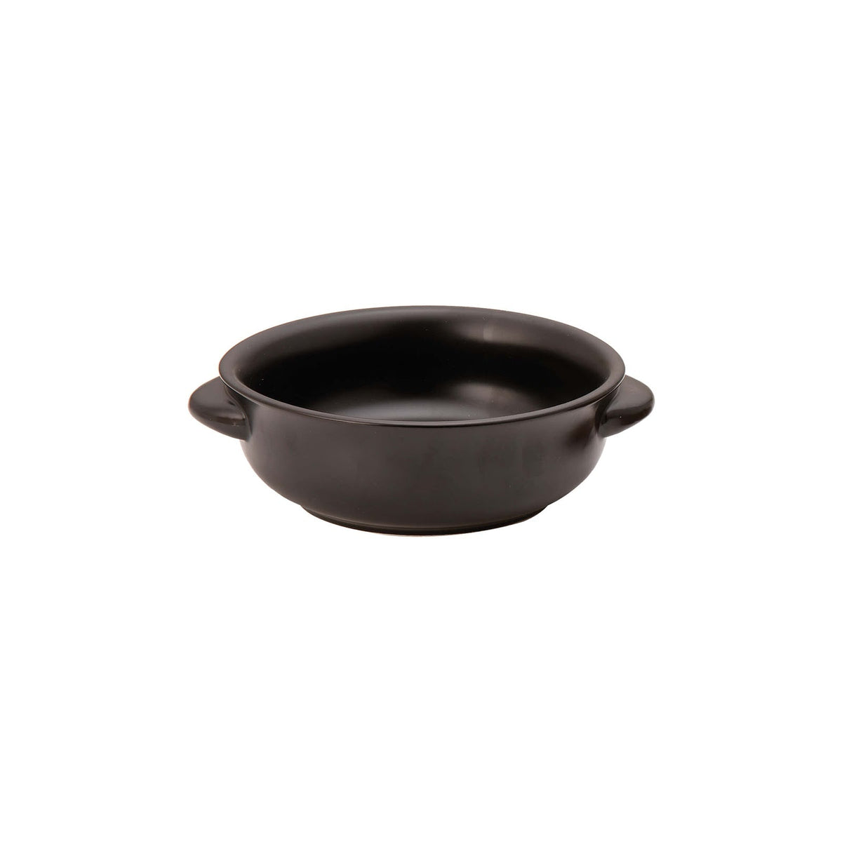 Tegamino Tondo con Manici Nero Opaco Ø 13 cm H 5 6 Pezzi