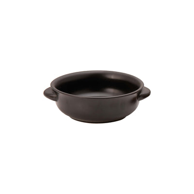 Tegamino Tondo con Manici Nero Opaco Ø 13 cm H 5 6 Pezzi