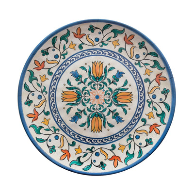 Alhambra Vassoio Piatto Tondo in Melamina Decorata Ø 28 cm