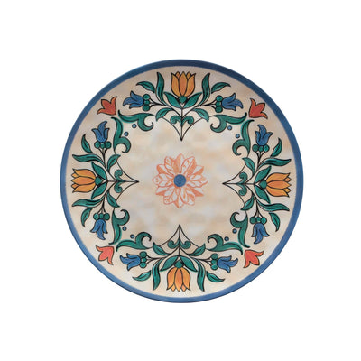 Alhambra Piatto Tondo in Melamina Decorata Ø 23 cm