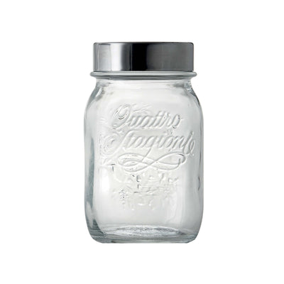 Bormioli Rocco Quattro Stagioni Barattolo con Tappo 50 cl 12 Pezzi