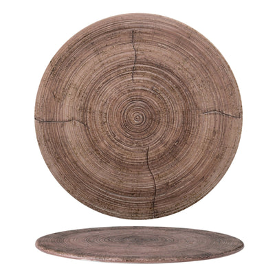 Tagliere Tondo Marrone Ø 29,5 cm 3 Pezzi