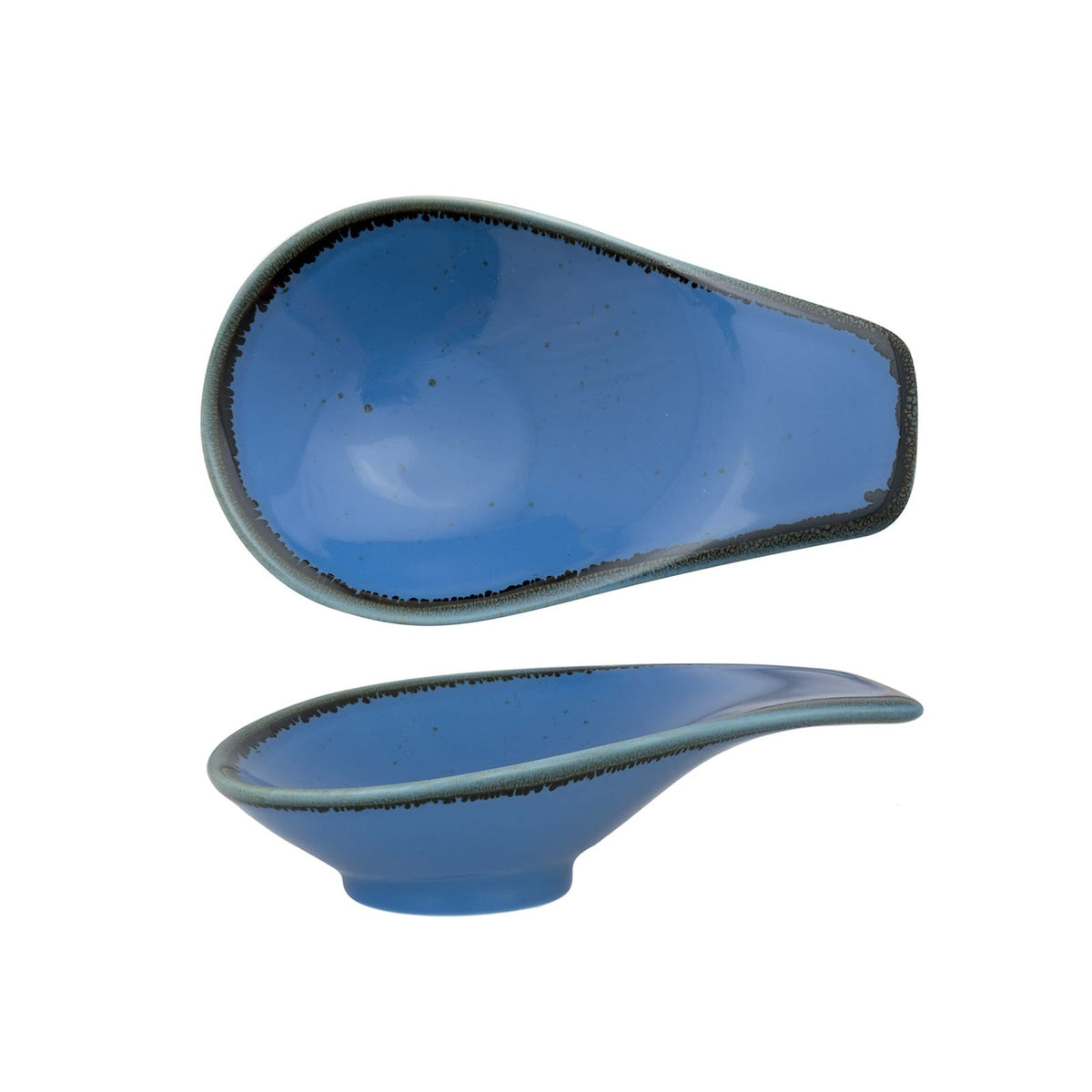 Coppetta Ovale Blu cm 15,5x9,5 H 6 3 Pezzi