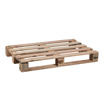 Pallet da Stoccaggio in Legno Fumigato 120x80 cm H 14 cm