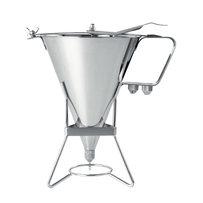 Imbuto Colatore in Acciaio Inox 1,75 Litri con 3 Bocchette