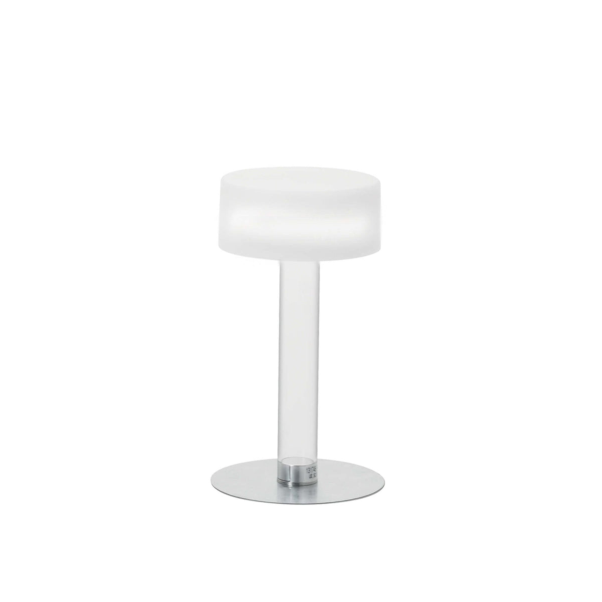 Lampada da Tavolo con Calamita e Base in Acciaio H19 cm