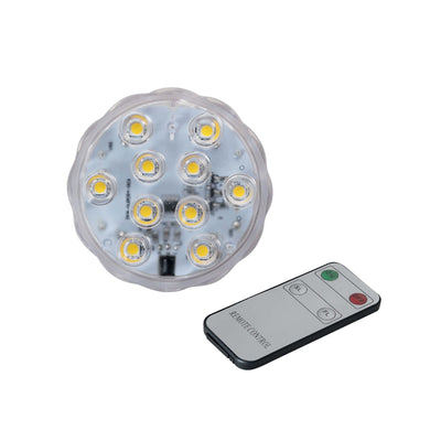 Placca LED per Lampada da Tavolo 10 LED Luce Calda con Telecomando