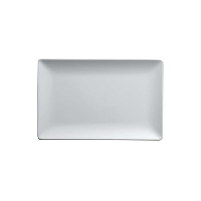 Boston Vassoio Rettangolare Stoneware Bianco Opaco 20x13 cm 6 Pezzi