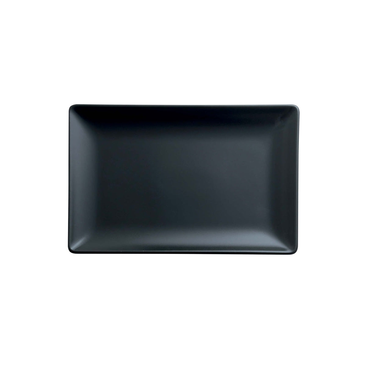 Boston Vassoio Rettangolare Stoneware Nero Opaco 20x13 cm 6 Pezzi