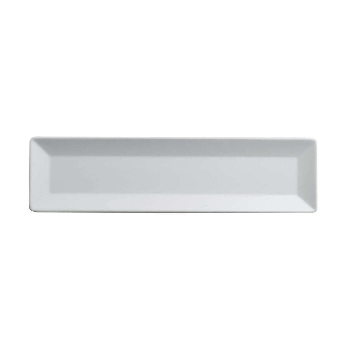 Tokyo Vassoio Rettangolare Stoneware Bianco Opaco 30x8 cm 12 Pezzi