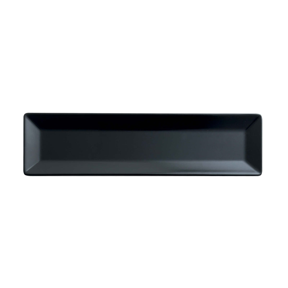 Tokyo Vassoio Rettangolare Stoneware Nero Opaco 30x8 cm 12 Pezzi