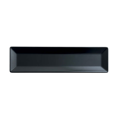Tokyo Vassoio Rettangolare Stoneware Nero Opaco 30x8 cm 12 Pezzi