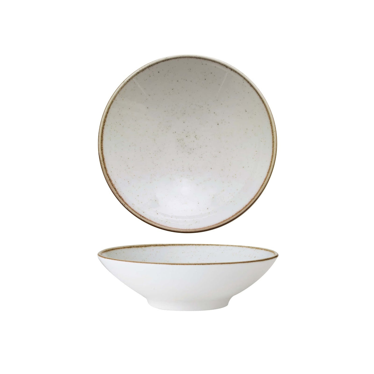 Artisan Coppa Multiuso Porcellana Decorata a Mano Beige 21,7 cm 24 Pezzi