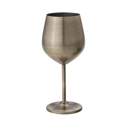 Mercury Calice Vino Acciaio Inox Bronzo Spazzolato 50 cl