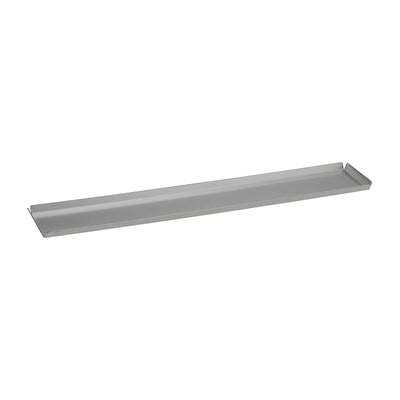 Vassoio Bar Pasticceria Inox 18/10 Angoli Aperti 60x10 cm H 1,5
