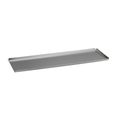 Vassoio Bar Pasticceria Inox 18/10 Angoli Aperti 60x20 cm H 1,5