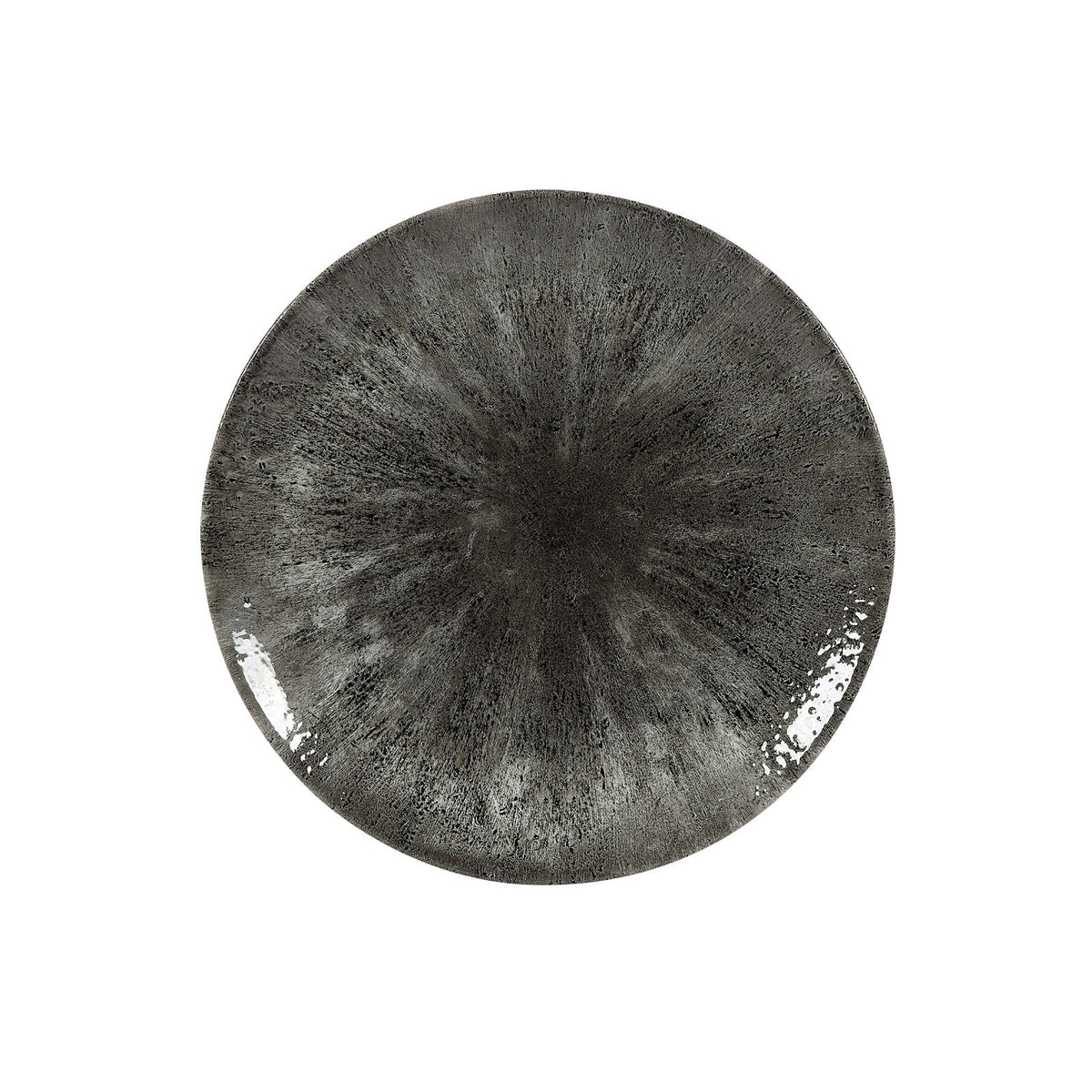 Churchill Studio Prints Stone Quartz Black Piatto Piano Ceramica 26 cm 12 Pezzi