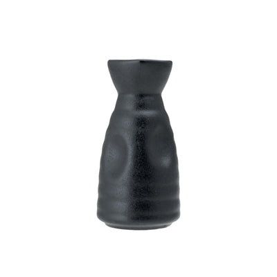 Tognana Jap Bottiglia Sakè in Stoneware Nero Opaco H 13,8 cm 6 Pezzi