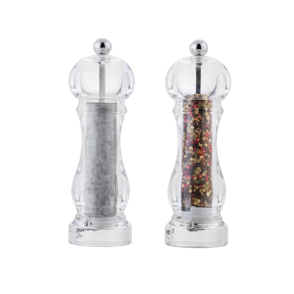 Capri Set Macinasale e Macinapepe in Acrilico H 16 cm 2 Pezzi