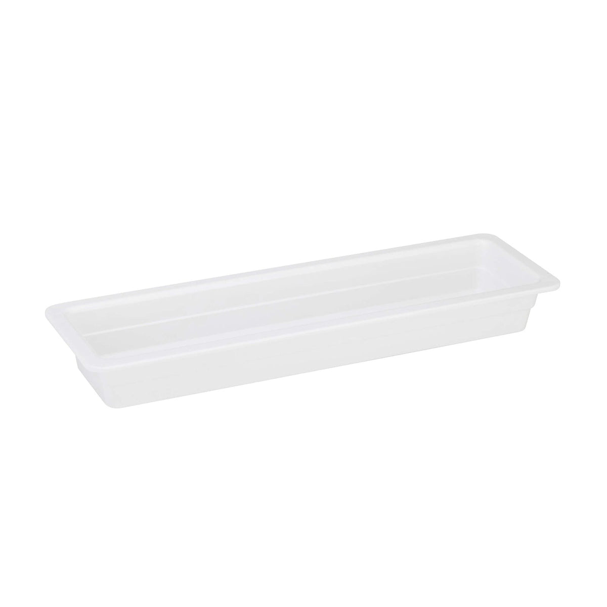 Vasca Gastronorm 2/4 in Melamina Bianca 53x16,5 cm H 6,5 cm