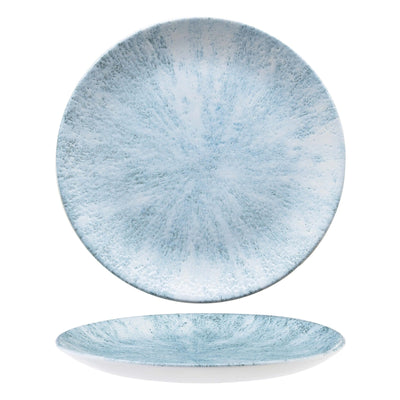 Churchill Studio Prints Stone Aquamarine Piatto Piano in Ceramica Ø 28,8 cm 12 Pezzi
