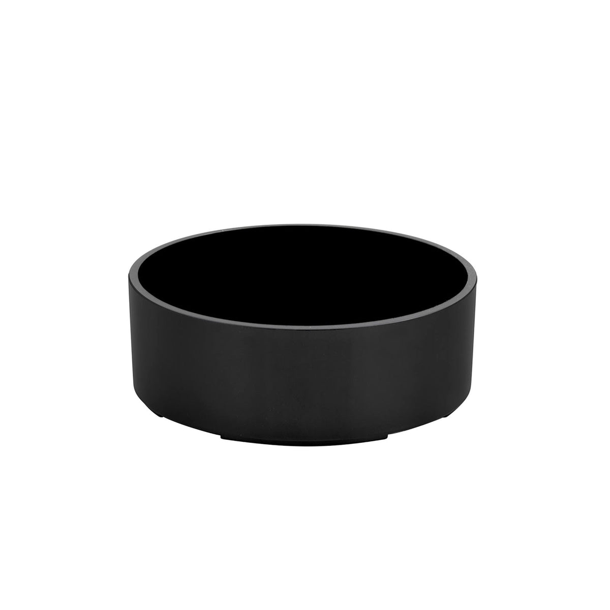 Coppetta Tonda in PBT Nera Ø 14 cm H 5 cm 12 Pezzi
