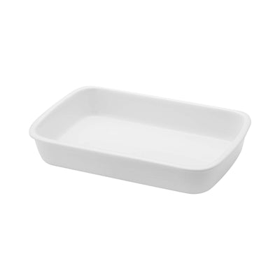 Saturnia Pirofila da Forno Rettangolare in Porcellana 40x27 cm H 6,5 cm