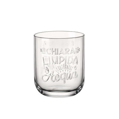 Bormioli Rocco Graphica Bicchiere Acqua 39,5 cl 6 Pezzi