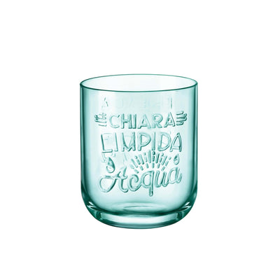 Bormioli Rocco Graphica Federal Green Bicchiere Acqua 39,5 cl 6 Pezzi