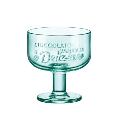 Bormioli Rocco Graphica Coppa Dessert Federal Green 28 cl 6 Pezzi