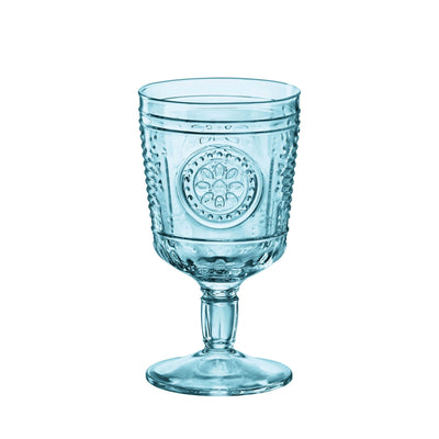 Bormioli Rocco Romantic Candy Blu Calice 32 cl 4 Pezzi