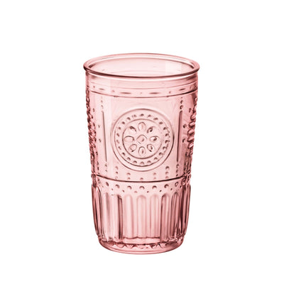 Bormioli Rocco Romantic Candy Rosa Bicchiere Cooler 47 cl 4 Pezzi