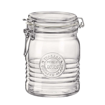 Bormioli Rocco Officina 1825 Barattolo con Coperchio Ermetico 75 cl 6 Pezzi