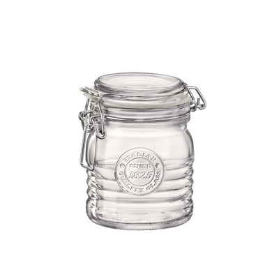Bormioli Rocco Officina 1825 Barattolo con Coperchio Ermetico 35 cl 6 Pezzi