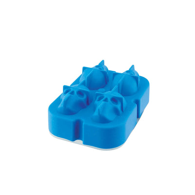 ILSA Stampo Ghiaccio in Silicone 4 Teschi 5x3 cm H 4