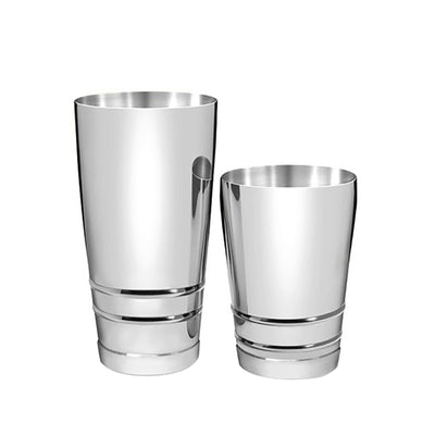 Shaker Boston Saturno Doppio Tin Argento 82,8 e 53,2 cl