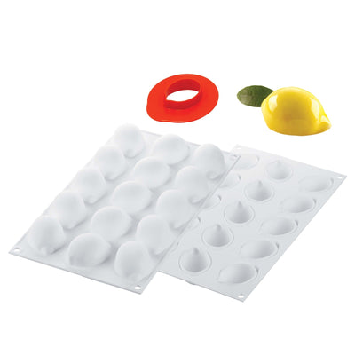 Stampo in Silicone Limone con Tagliapasta 15 Forme 5,5x3,8 cm
