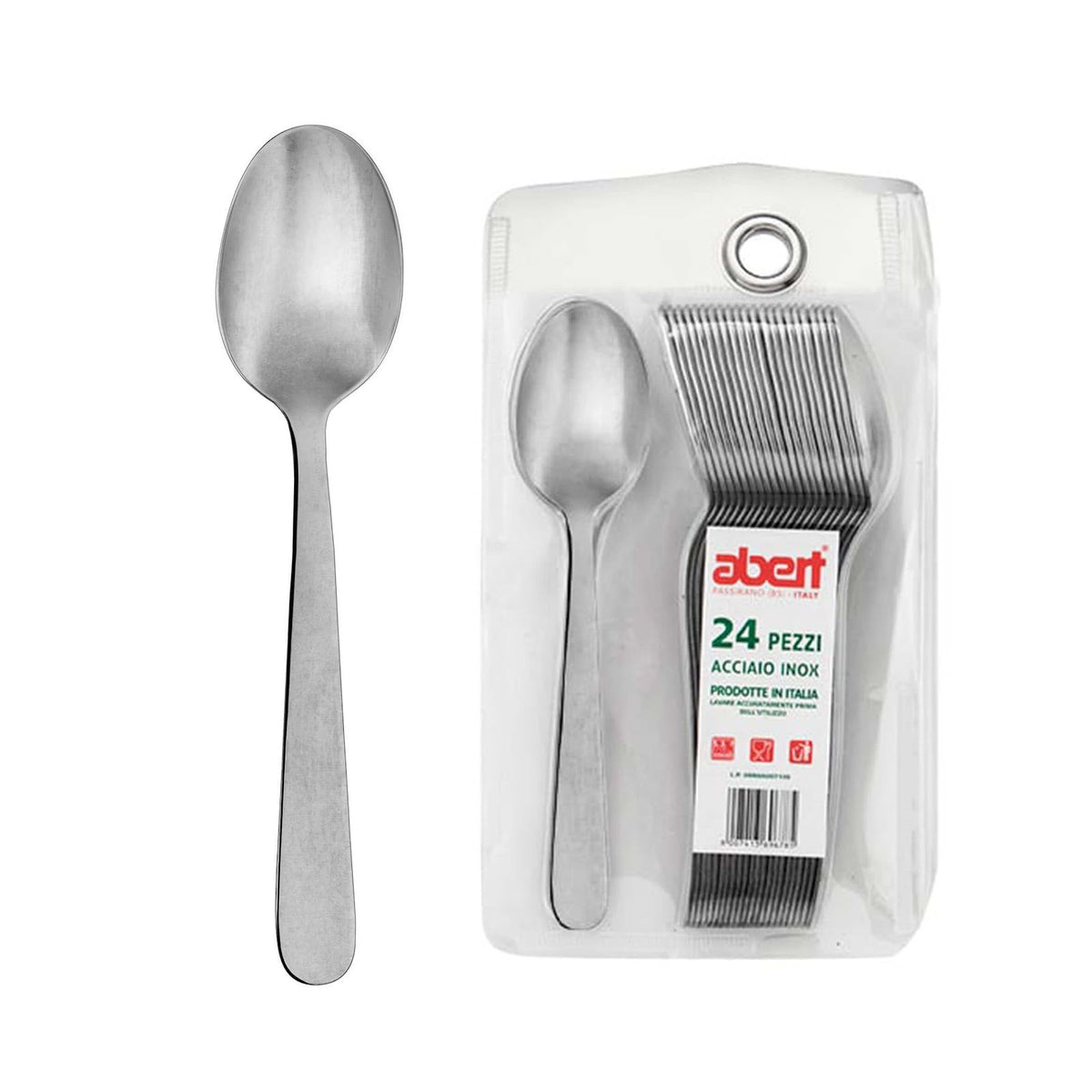 Abert Roberta Vintage Cucchiaio Tavola Inox Spessore 1,8 mm Confezione 24 Pezzi
