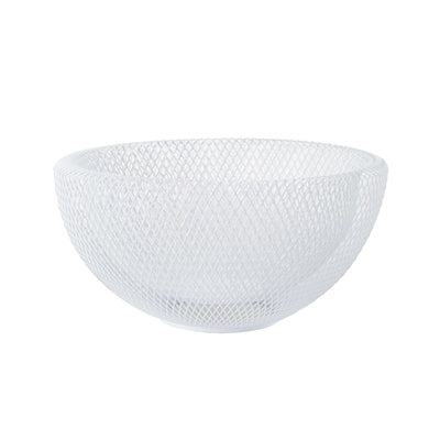 Cestino in Filo Doppio Bianco Ø 24,5 cm