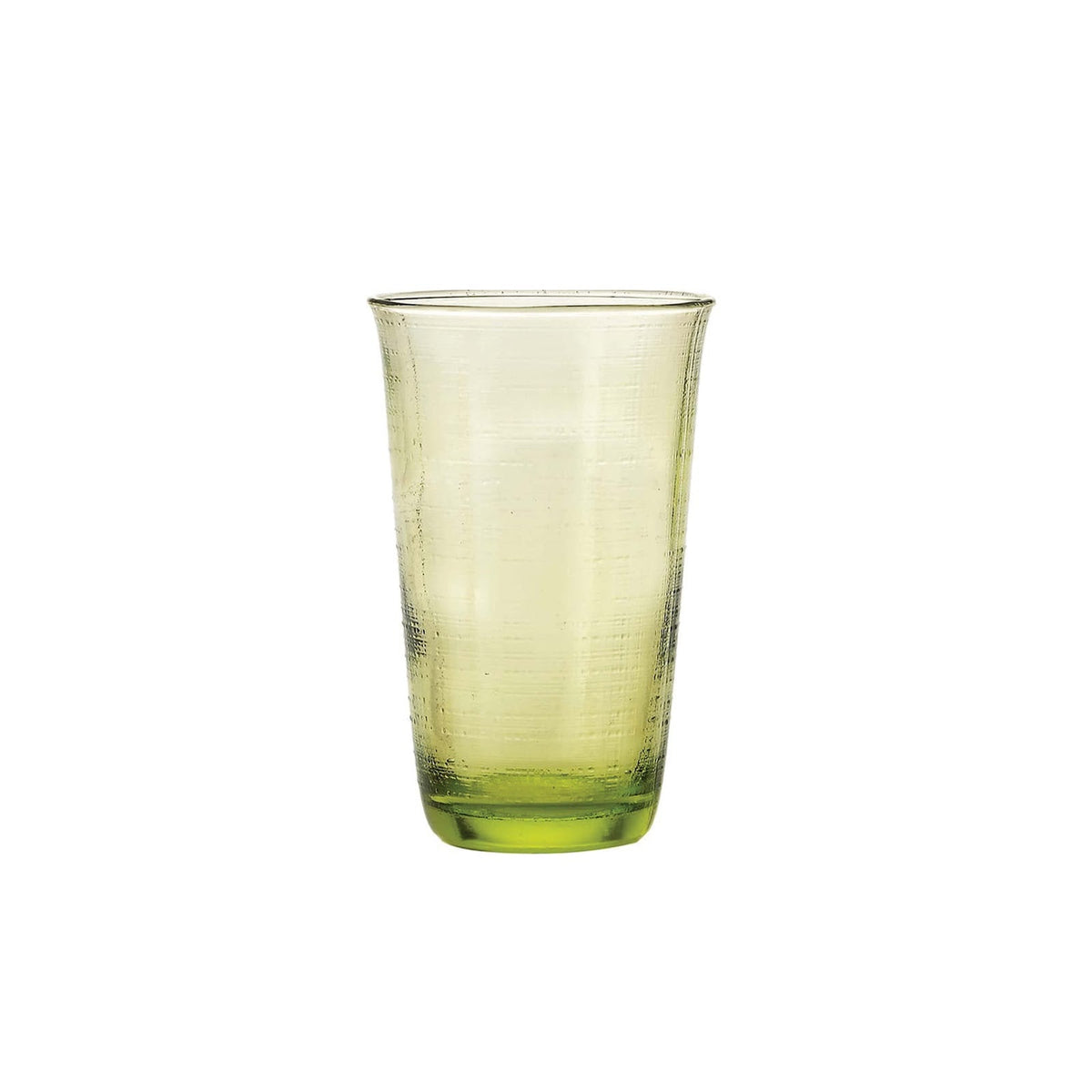 Denim Bicchiere Bibita in Vetro Colorato Verde 38 cl Confezione 6 Pezzi