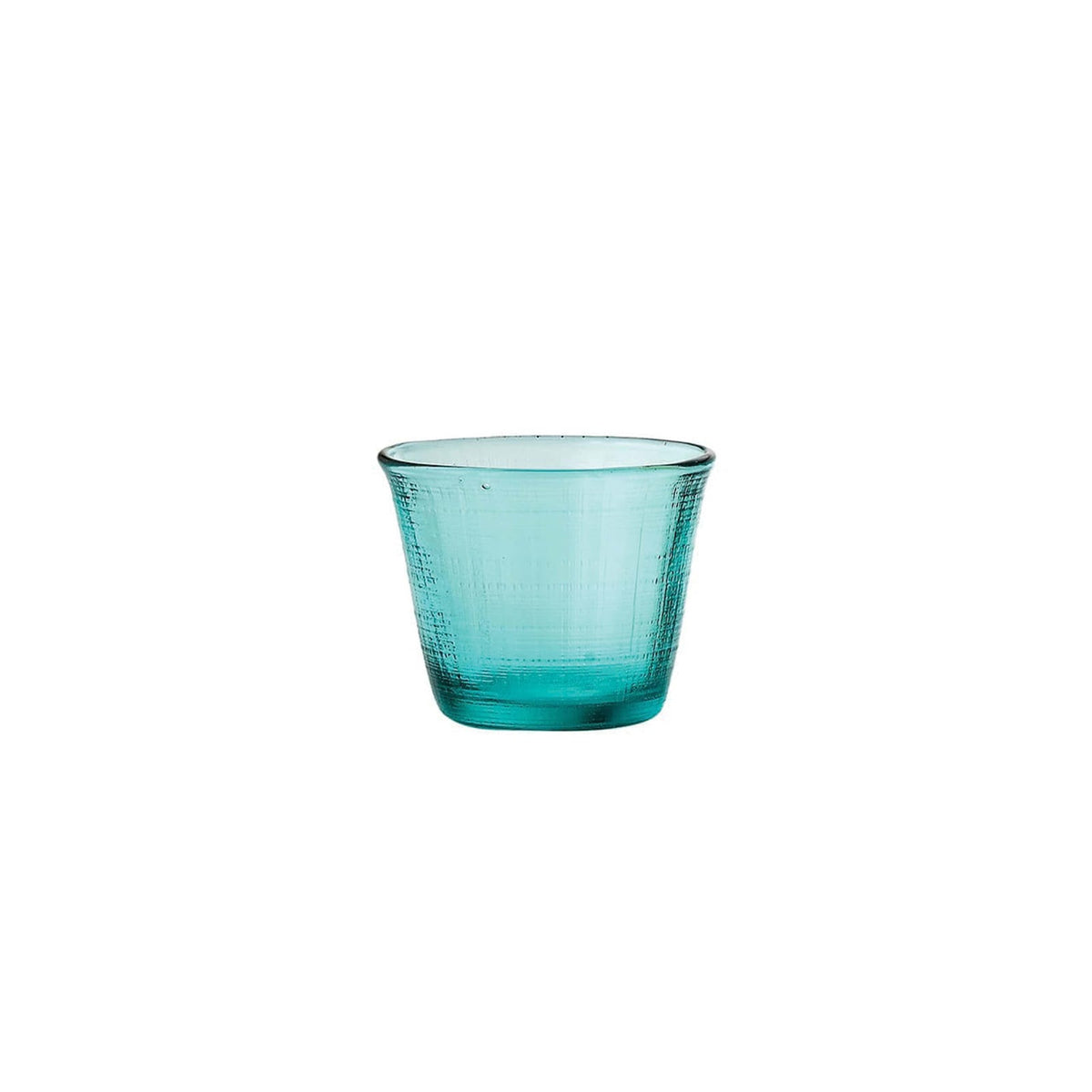 Denim Bicchierini Liquore in Vetro Colorato Turchese 8 cl Confezione 6 Pezzi