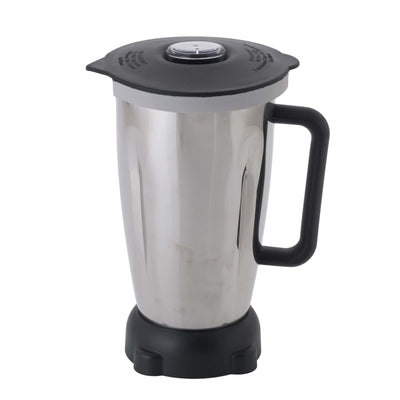 Bicchiere Inox Tondo 5 Litri con Lame e Coperchio per Frullatore Orione