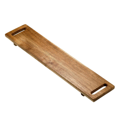 Tagliere Rettangolare in Acacia con Piedi 60x12,5 cm H 3