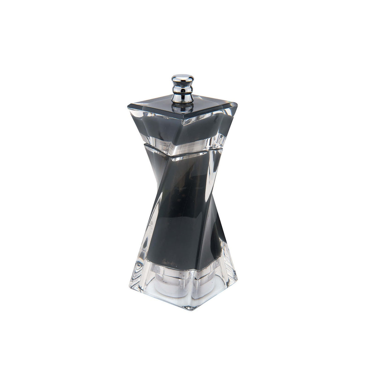 ILSA Vogue Macinasale e Macinapepe Nero H 11 cm con Macina in Ceramica