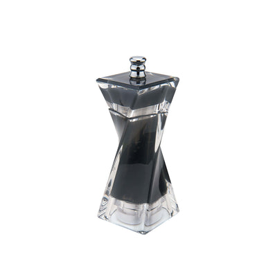ILSA Vogue Macinasale e Macinapepe Nero H 11 cm con Macina in Ceramica