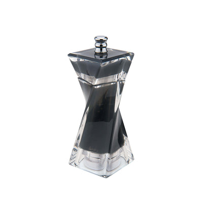 ILSA Vogue Macinasale e Macinapepe Nero H 16 cm con Macina in Ceramica